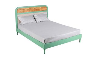 Designer Sage Groove <b>Bed</b> <b>Frame</b> Solid Wood Grooved Panel Platform <b>Bed</b> Luxury Bedroom Furniture for Contemporary Interior - Product Image 2