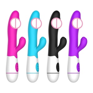 더블 엔드 토끼 진동기 성인 섹스 토이 딜도 여성 가변 주파수 G 스팟 시뮬레이션 자위대 - Product Image 1