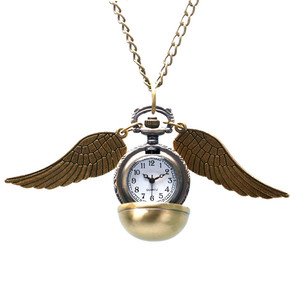 นาฬิกาพกทรงลูกบอลสีทองขนาดใหญ่ ดีไซน์ทันสมัย พร้อมสายคล้อง  ของขวัญสำหรับเด็กผู้ชาย - Product Image 6