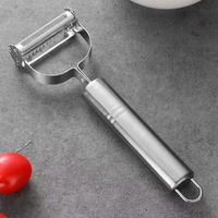 Goedkope Multifunctionele Gadget Roestvrijstalen Fruitgroenteller Wortelrasp Schilmesje