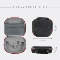 Étui pour lunettes VR BRN, film antidérapant, matériau PU, design moderne noir, résistant à l'eau, portable, utilisation quotidienne en extérieur, voyage