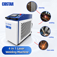Machine de soudage laser à fibre portative 4-en-1 Costar China Industrial 1500W pour l'élimination de la rouille - Soldadora