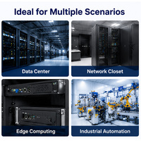 PDU Inteligente de Grado Industrial de 19 Pulgadas y 1U, 8 Salidas, Monitoreo Remoto, PDU Conmutada con RS485, SNMP, SSH, Telnet, HTTP