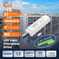 Kit d'alimentation de secours universel LED 50W 12,8V LiFePO4 60-180min, module d'alimentation d'urgence à tension constante certifié CE