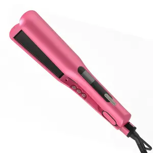 Private Label Professional Hair StylingTools Ceramic Coating Plate Straightening Best Anion Hair Straightener Flat Iron