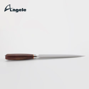 Cuchillo de Chef Japonés Nuevo 2025 de Acero Inoxidable Damasco para Cocina, Dureza <span class=keywords><strong>Rockwell</strong></span> 60, Mango de Madera Natural Ecológico, 8-9.9 pulgadas - Product Image 6