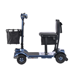 Nuevo Scooter/Ciclomotor Eléctrico Plegable de Cuatro Ruedas Totalmente Automático, Batería de Litio de 24V, Motor de 270W, Alcance de 20 km, 0-10 km/h, 120 kg - Product Image 2