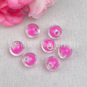 Acrylic Round <b>Beads</b> 8-10mm Inner Colored For Bracelet Making DIY Jewelry Accessories Bulk Wholesale Yiwu Origin - Product Image 4