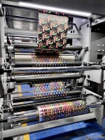 Machine tout-en-un d'impression et de plastification 200 m/min pour films industriels et emballages de vêtements/sacs