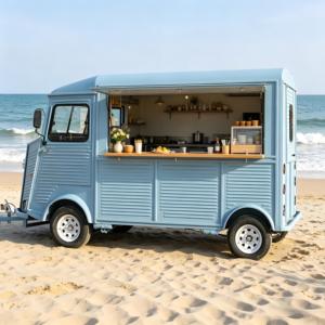 Food Truck Vegano a Base Vegetale con Griglia Piatta e Stazione Frullatore, Cucina Mobile Salutare <span class=keywords><strong>per</strong></span> Eventi Fitness e Comunità Wellness - Product Image 3