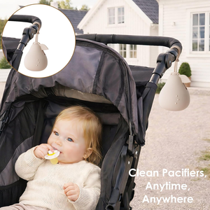 Estuche Portátil de Silicona para <span class=keywords><strong>Chupetes</strong></span>, Diseño de Pera, para Guardar Artículos de Bebé, NUEVO 2026 - Product Image 5