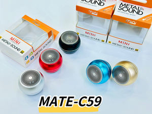 MATE-C59 Portable Mini haut-parleur stéréo sans fil support de bureau Blue tooth métal Subwoofer haut-parleur extérieur pour téléphones mobiles - Product Image 6