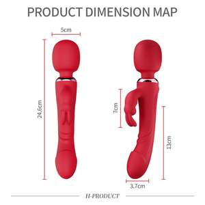 Vibratie-ei met konijnenoren voor vrouwen, één-knops versteviging - Product Image 4