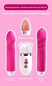 เครื่องนวดกระตุ้นความสุข 3-in-1 5 โหมดการสั่นสะเทือน พร้อมลิ้นนุ่มสำหรับการเลีย สำหรับผู้ใหญ่ - Product Image 3