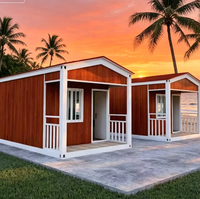 Maison conteneur de luxe en kit pour l'hébergement de glamping en resort