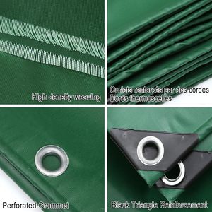 <span class=keywords><strong>Bâche</strong></span> de camouflage en PVC imperméable et résistante à la déchirure pour camions, piscines, meubles de jardin en <span class=keywords><strong>bois</strong></span>, <span class=keywords><strong>vert</strong></span> - Product Image 2