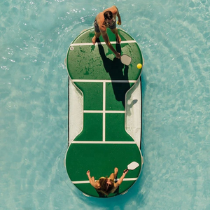 Terrain de pickleball gonflable commercial flottant pour sports nautiques, plateforme de pickleball flottante pour lac, rivière et océan - Product Image 3