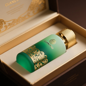 Lusso personalizzato vuoto 30ML bottiglia di vetro di profumo rotondo con coperchio magnetico dorato pompa spruzzatore di sigillatura elegante scatola di imballaggio - Product Image 4