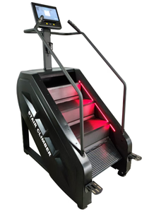 Máquina de Escaleras para <span class=keywords><strong>Ejercicios</strong></span> Cardiovasculares, Escaladora Inteligente con Pantalla Táctil LCD para Entrenamiento de la Parte Inferior del Cuerpo - Product Image 5