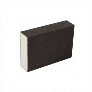 Bloc de ponçage en mousse abrasive en gros, éponge de ponçage rectangulaire, dureté moyenne, tampon de ponçage pour polissage, support OEM ODM personnalisé - Product Image 4