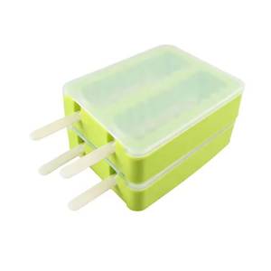 Moule à glace en silicone empilable sans BPA avec couvercle facile à utiliser, forme cube, pour bâtonnets de glace, jus, café, thé, vin, bière - Product Image 3