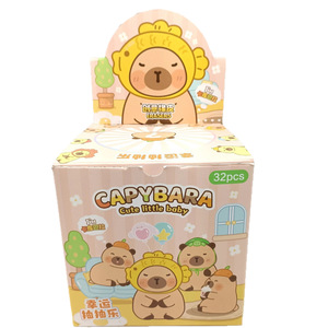 Gomme à effacer Capybara en sachet surprise, dessin animé, détachable et assemblable, pour enfants, fournitures scolaires - Product Image 5