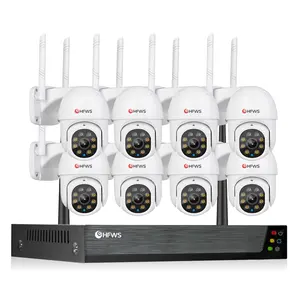 Security Camera 4ch 2MP 4 Channel Video Recorder CCTV NVR Set Night Vision 4CH Wireless 1080P NVR Outdoor Home WIFI Camera CCTV Security System