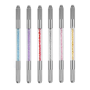 Doble cabeza PMU microblading ceja manual bolígrafos maquillaje tatuaje pluma - Product Image 4