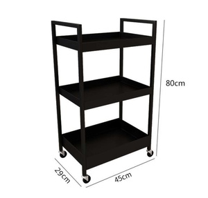 รถเข็นโลหะสำหรับร้านเสริมสวย รถเข็นอุปกรณ์ทำผม - Product Image 3