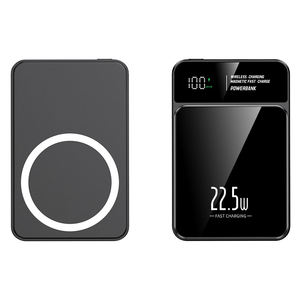 10000mAh Haute Qualité Mini <span class=keywords><strong>Portable</strong></span> Powerbank PD 22.5w Charge Rapide Affichage Numérique Magnétique Sans Fil Charge <span class=keywords><strong>Power</strong></span> Bank - Product Image 1