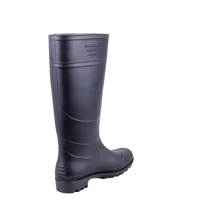 Botas de neoprene para homens e adultos, botas de chuva dobráveis de pvc à prova d' água