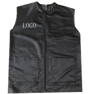 CUSTOMIZED BARBER SMOCK BARBER JACKET VEST BACK WITH NET