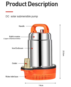 Série de pompes submersibles solaires basse pression avec technologie MPPT pour puits et piscines, personnalisable OEM - Product Image 3