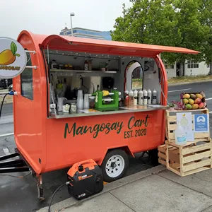 YITUO ETO – équipement de rue Mobile, chariot de café en plein air personnalisé, remorque alimentaire