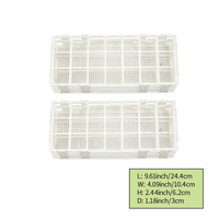 Estante Apilable de Doble Nivel para Tubos de Ensayo, Blanco, con Capacidad para 60/21 Tubos de Centrífuga, para Laboratorio, Hospital, Universidad