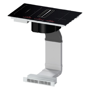 <span class=keywords><strong>Hotte</strong></span> aspirante encastrée avec 4 brûleurs à induction infrarouge et extracteur descendante CE CB KC EMC - Product Image 4