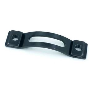 Cadre de plaque d'immatriculation Xinlu Auto Parts 177 mm en alliage d'aluminium, style sport, fixation universelle, noir - Product Image 3