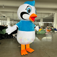 Nouveau Costume Gonflable de Mascotte Oie Personnage de Dessin Animé pour Adultes Idéal pour les Fêtes, Carnavals et Festivals Taille XL