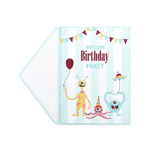 クリスマスギフトバッグエレガントなデザインの誕生日カード、美しい文房具の招待状エレガントなデザインの誕生日のグリーティングカード