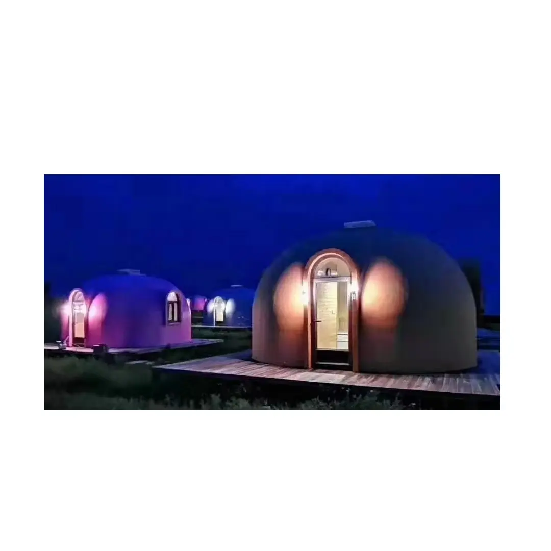 New Design 20 Case Wooden Steam Round Log Prefabricated Luxury Office Garden Graphene Polystyrene Foam Module Cabin