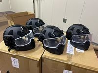 Casque tactique balistique MICH FAST UHMWPE Aramid IIIA avec visière de protection des yeux et masque facial complet
