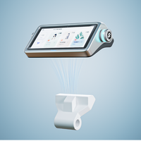 Terminal de point de vente intelligent tout-en-un pour chariot de courses, avec NFC, Bluetooth, USB, lecture de codes QR, Wi-Fi, pour supermarché, scanner de vérification des prix Windows