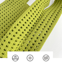 Mini sacs à main de poignet pour femmes, faits main, économiques, tricotés en fil de t-shirt au crochet, à contraste de couleurs, style 'Colour Shopping'