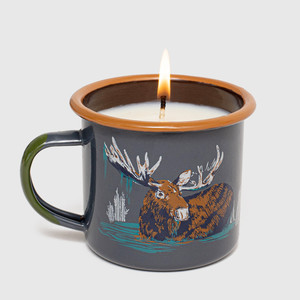 Tasse à bougie en cire émaillée à pois bleus avec parfum Logo personnalisé <span class=keywords><strong>imprimé</strong></span> Sécurité de qualité alimentaire pour camping en plein air européen - Product Image 5