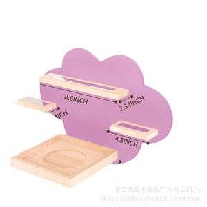 Étagère murale en bois pour ranger les figurines Tonie, avec design magnétique, pour ranger les figurines et les jouets dans les chambres d'enfants. - Product Image 4