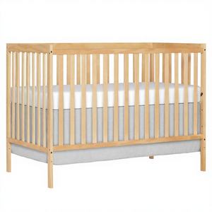 Lit bébé convertible 5-en-1 Dream Me Synergy, taille standard, transformable en lit d'appoint pour tout-petit, couleur naturelle, pour matelas Gold BSA 3 - Product Image 1