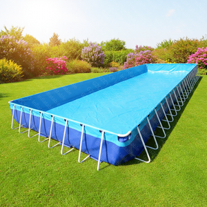 Rectángulo gigante de PVC piscinas de plástico barato piscina inflable - Product Image 1