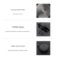 Microphone de conférence omnidirectionnel USB de bureau Speak 750 MS avec haut-parleur, boîtier en tissu, puissance de sortie 5-10W, compatible application, réduction du bruit