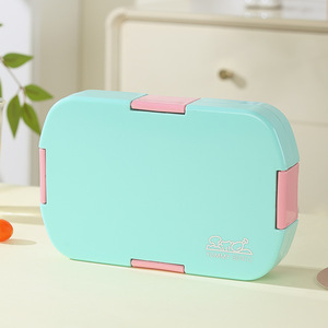 Boîte à lunch portable 2026 grande capacité avec compartiments, compatible micro-ondes - Product Image 1