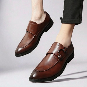AMPLE Italian Luxury Solid Pattern Dress <b>Shoes</b> Men's Formal Business Loafers Slip-On Closure <b>Height</b> <b>Increasing</b> Flat Spring - Product Image 4